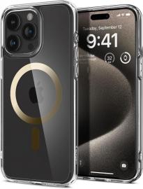 Spigen Spigen iPhone 15 Pro Max Skal MagSafe Ultra Hybrid Guld - Teknikhallen.se