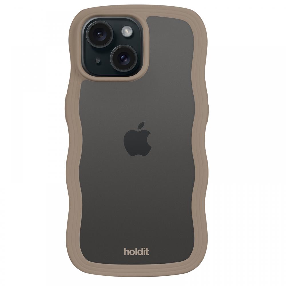 holdit holdit iPhone 15 Plus / 14 Plus Skal Wavy Mocha Br - Teknikhallen.se