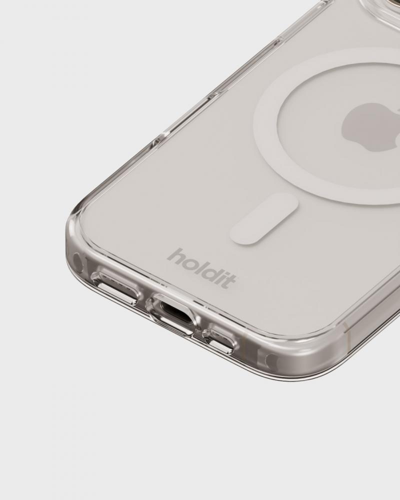 holdit holdit iPhone 16 Pro Skal MagSafe Vit/Transparent - Teknikhallen.se