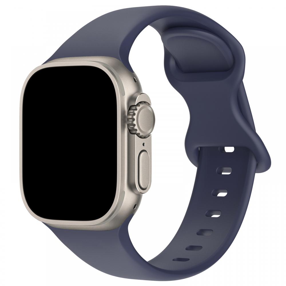 ColorPop Silikon Armband Butterfly Apple Watch 41/40/38 mm (S/M) Midnight Blue - Teknikhallen.se