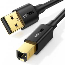 UGREEN UGREEN 1m USB-A - USB-B 2.0 Kabel Svart - Teknikhallen.se