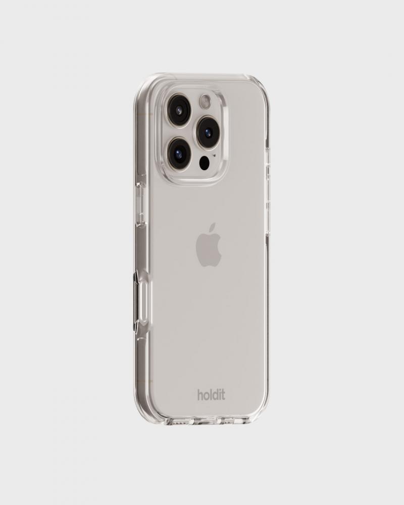 holdit holdit iPhone 16 Pro Skal Seethru Vit - Teknikhallen.se