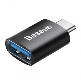 BASEUS BASEUS Adapter USB-C - USB-A 3.1 Konverterare Svart - Teknikhallen.se