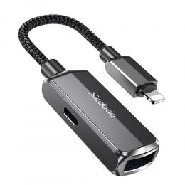 MCDODO Mcdodo 2.4A 2in1 Lightning - USB-A 3.0/Lightning Hona Adapter - Teknikhallen.se