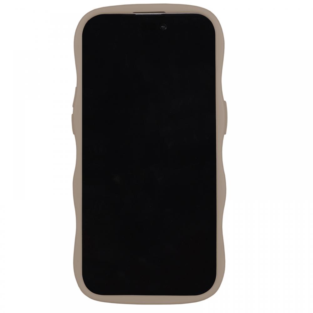 holdit holdit iPhone 14 Pro Skal Wavy Mocha Brown Transpa - Teknikhallen.se