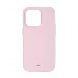 Onsala ONSALA iPhone 14 Pro Mobilskal Silikon Chalk Pink - Teknikhallen.se