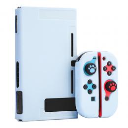  Nintendo Switch Skal Silikon Komplett Paket Blå - Teknikhallen.se