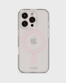 holdit holdit iPhone 16 Pro Skal MagSafe Rosa/Transparent - Teknikhallen.se