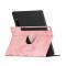  Galaxy Tab S9 Fodral Lder 360 Rotation Rosa - Teknikhallen.se