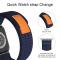 ColorPop Apple Watch 42/44/45/49 mm Armband Nylon Trail Loop Midnight Blue - Teknikhallen.se