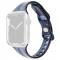  Apple Watch 38/40/41mm CrystalFlex TPU Armband Mrk Bl - Teknikhallen.se