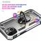  iPhone 13 Mini - Shockproof Hybrid Ring Skal - Silver - Teknikhallen.se