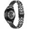  Galaxy Watch FE 40 mm Armband Metall Bling Svart - Teknikhallen.se