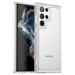  Samsung Galaxy S23 Ultra Skal TPU Shockproof Transparent - Teknikhallen.se