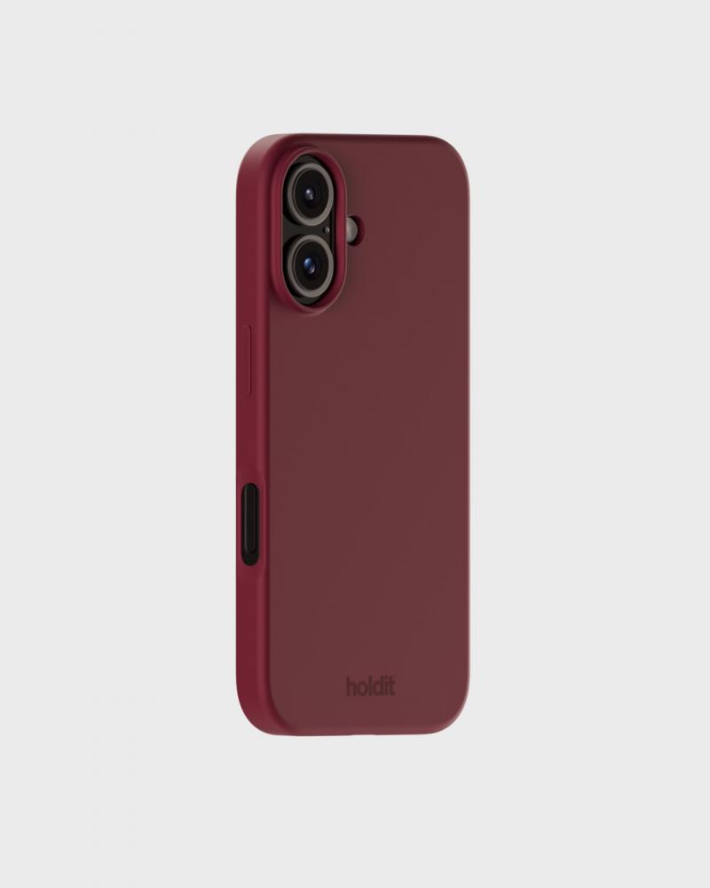 holdit holdit iPhone 16 Skal Silikon Red Velvet - Teknikhallen.se