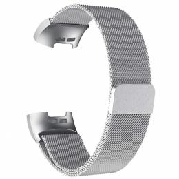  Milanese Loop Metall Armband Fitbit Charge 4/3 Silver - Teknikhallen.se
