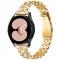  Galaxy Watch FE 40 mm Armband Metall Bling Guld - Teknikhallen.se