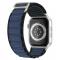 ColorPop Apple Watch 42/44/45/49 mm Armband Alpine Pro Loop Svart/Midnight Blue - Teknikhallen.se