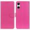  Sony Xperia 10 VI Litchi Lder Fodral Rosa - Teknikhallen.se