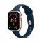  Silikon Armband Apple Watch 42/44/45/49 mm Mrk Bl - Teknikhallen.se