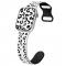  Apple Watch 38/40/41 Klockarband Leopard Vit/Svart - Teknikhallen.se