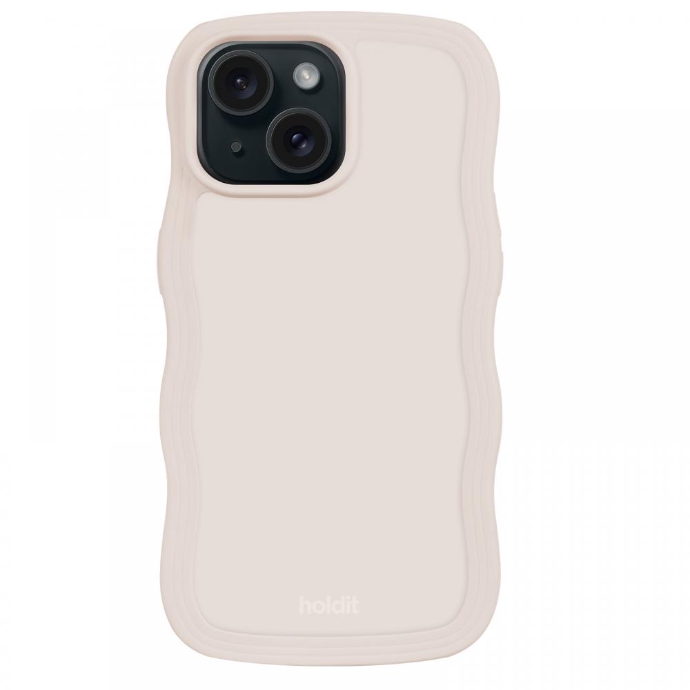 holdit holdit iPhone 15/14/13 Skal Wavy Light Beige - Teknikhallen.se