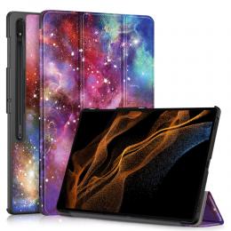  Samsung Galaxy Tab S9 Ultra Fodral Tri-Fold Cosmic Space - Teknikhallen.se
