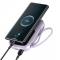 BASEUS Baseus Q pow 20000 mAh 22.5W Powerbank Inkl USB-C Kabel Lila - Teknikhallen.se