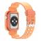  Apple Watch 38/40/41mm Kristall Skal/Armband Orange - Teknikhallen.se