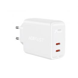 Acefast Acefast 40W PD PPS QC 2x USB-C Väggladdare Vit - Teknikhallen.se