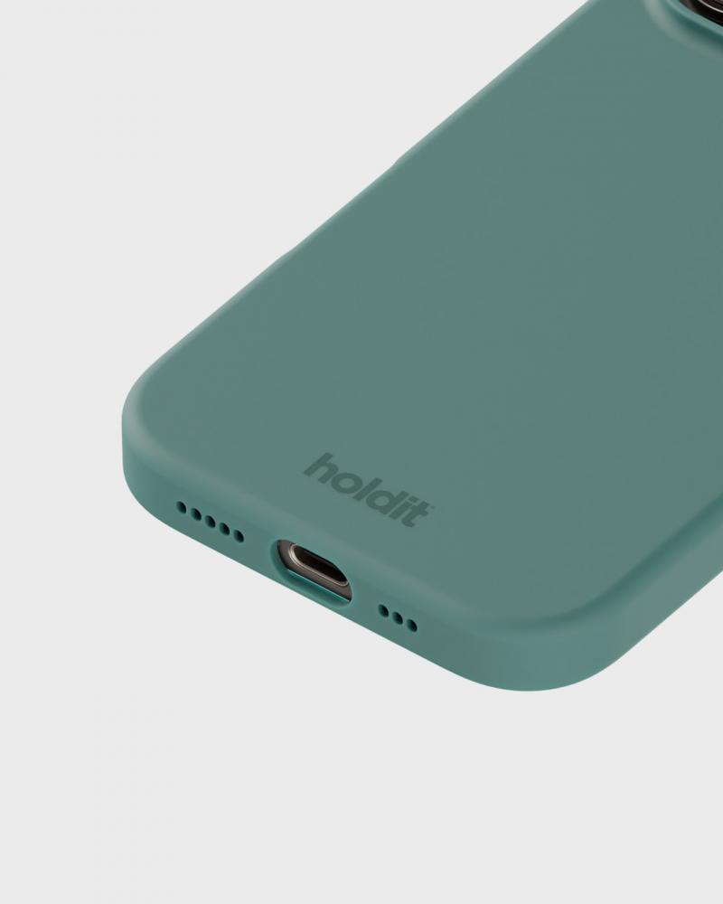 holdit holdit iPhone 16 Pro Skal Silikon Moss Green - Teknikhallen.se