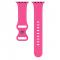 ColorPop Silikon Armband Butterfly Apple Watch 41/40/38 mm (M/L) Hot Pink - Teknikhallen.se