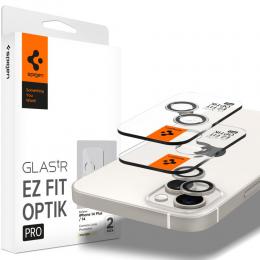 Spigen Spigen iPhone 14 / 14 Plus 2-PACK Optik.tR "Ez Fit" Linsskydd Starlight - Teknikhallen.se