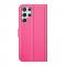  Samsung Galaxy S22 Ultra Fodral Litchi Lder Rosa - Teknikhallen.se