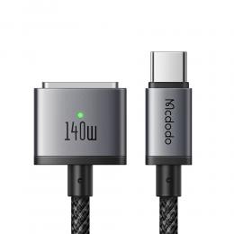 MCDODO Mcdodo 2m 140W USB-C - MagSafe 3 Magnetisk Kabel LED Indikator - Teknikhallen.se