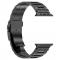  Apple Watch 41/40/38 mm Armband Steel Titanium Svart - Teknikhallen.se