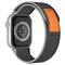 ColorPop Apple Watch 38/40/41 mm Armband Nylon Trail Loop Svart/Gr - Teknikhallen.se