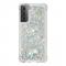  Samsung Galaxy S21 Plus - Shockproof Quicksand Skal - Silver - Teknikhallen.se