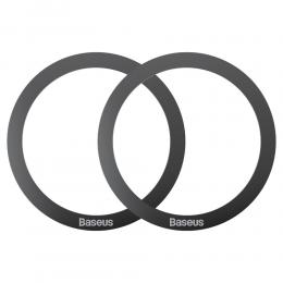 BASEUS Baseus 2-PACK Magnetisk MagSafe Ring Ultra Tunn Svart - Teknikhallen.se