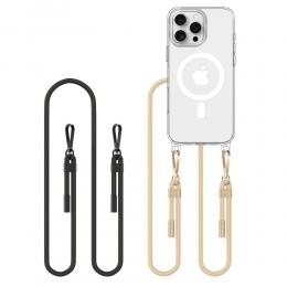 Tech-Protect Tech-Protect iPhone 16 Pro Max Skal FlexAir Chain Svart/Taupe - Teknikhallen.se