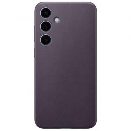 Samsung Samsung Galaxy S24 Plus Skal Vegan Leather Dark Violet - Teknikhallen.se