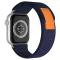 ColorPop Apple Watch 42/44/45/49 mm Armband Nylon Trail Loop Midnight Blue - Teknikhallen.se