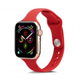  Silikon Armband Apple Watch 42/44/45/49 mm Röd - Teknikhallen.se