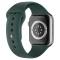 ColorPop Apple Watch 38/40/41 mm Silikon Armband (S/M) Mrk Grn - Teknikhallen.se