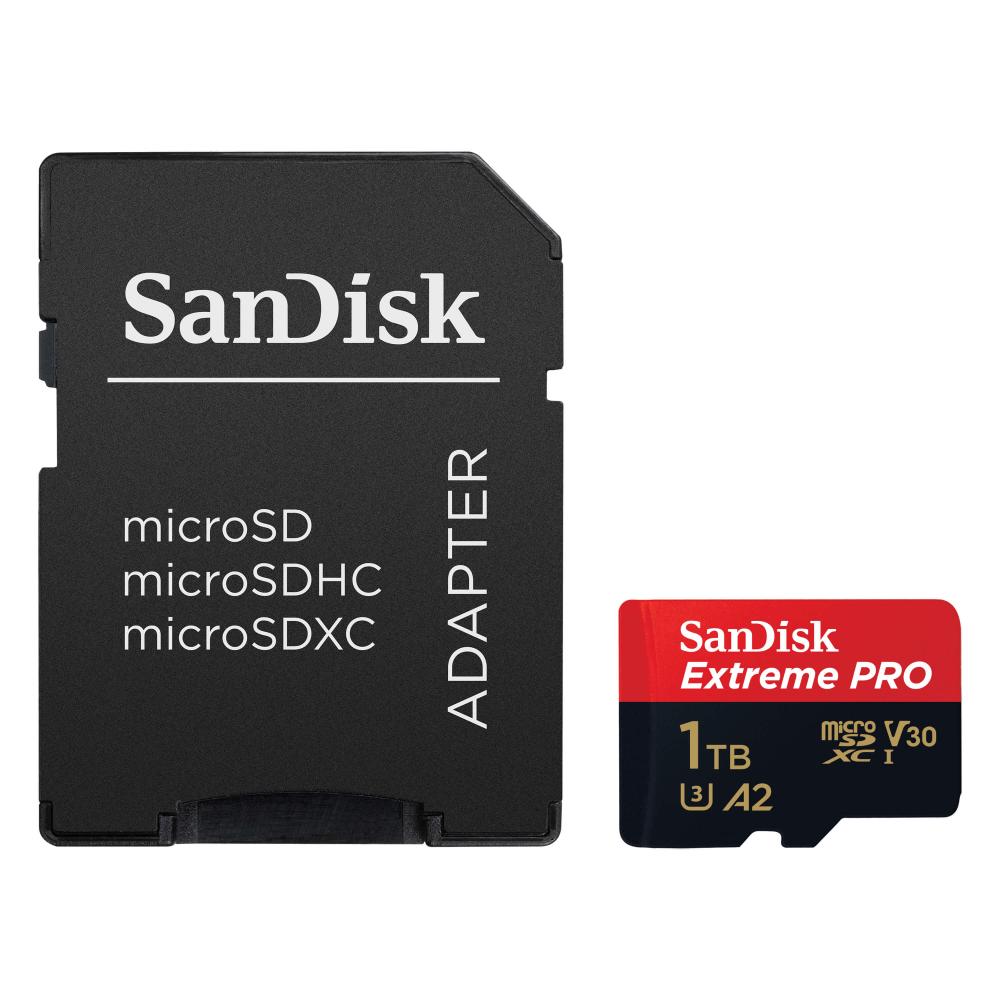 SanDisk SanDisk MicroSDXC Extreme Pro 1TB 170MB/s - Teknikhallen.se