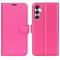  Samsung Galaxy A25 5G Fodral Litchi Lder Rosa - Teknikhallen.se