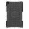  Samsung Galaxy Tab A7 10.4 Skal Rugged Kickstand Armor Vit - Teknikhallen.se