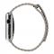  Magnetisk Loop Armband I kta Lder Apple Watch 40/38 mm - Beige - Teknikhallen.se