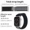 ColorPop Apple Watch 38/40/41 mm Armband Alpine Pro Loop Svart/Gr - Teknikhallen.se