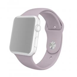  Silikon Armband Apple Watch 41/40/38 mm (M/L) - Violett - Teknikhallen.se